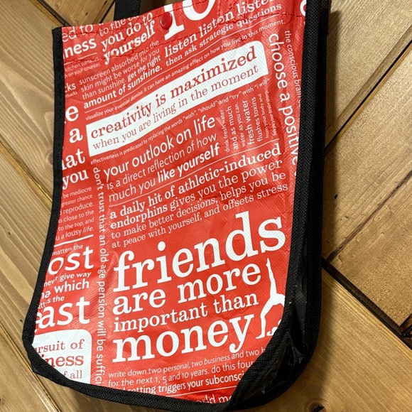Lululemon Red and Black Small Reusable Bag - Picture 4 of 6